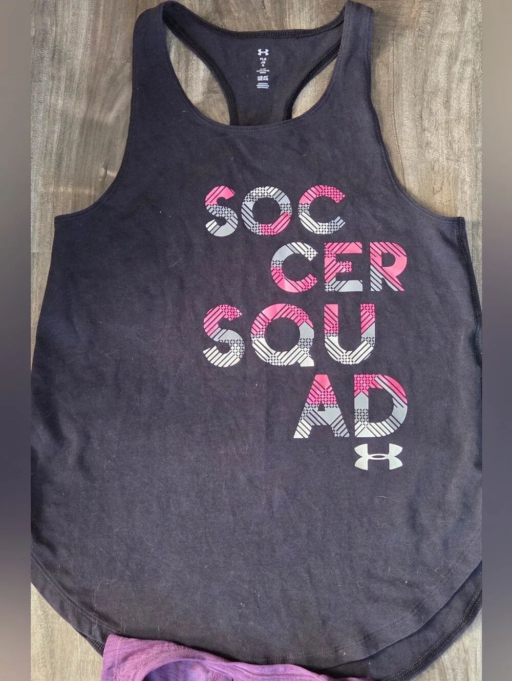 Under Armour Black, Teal, Purple & Floral Women's Tank Top Set - Picture 3 of 12